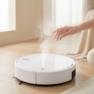 เครื่องดูดฝุ่นหุ่นยนต์อัตโนมัติแบบชาร์จไฟได้ อุปกรณ์ทำความสะอาดบ้านอัจฉริยะ - Product Image 2