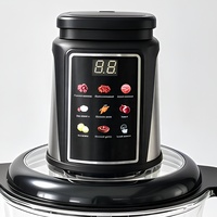 Hachoir et trancheuse à viande électrique domestique entièrement automatique de 300 W, grande capacité 3 L