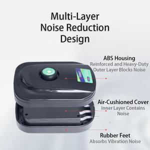 현대 환경 보호 SOBO 수족관 산소 공급기 220볼트 에어 펌프 야외 어항 스톤 스퀘어 수족관 필터 - Product Image 2