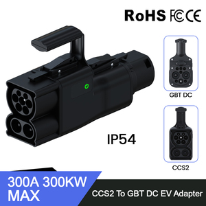 Adaptateur de chargeur EV NTO CCS2 vers GBT 300KW 300A DC, convertisseur de charge EV CCS Combo pour véhicule électrique GB/T - Product Image 1