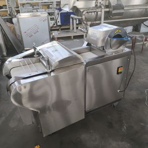 Automático pepinillos encurtidos algas Chile tallo pimienta anillos perejil hierba hoja cinta transportadora máquina cortadora de verduras - Product Image 6