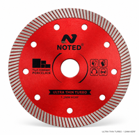 Disque diamanté turbo ultra-mince OEM pour presse à chaud, diamètre personnalisé, marque privée, pour lame à carrelage, programme d'emballage en vrac pour importateurs