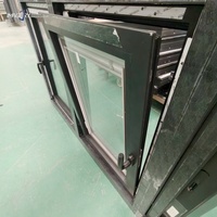Ventana Oscilobatiente de Aluminio con Doble Acristalamiento para Edificios Costeros