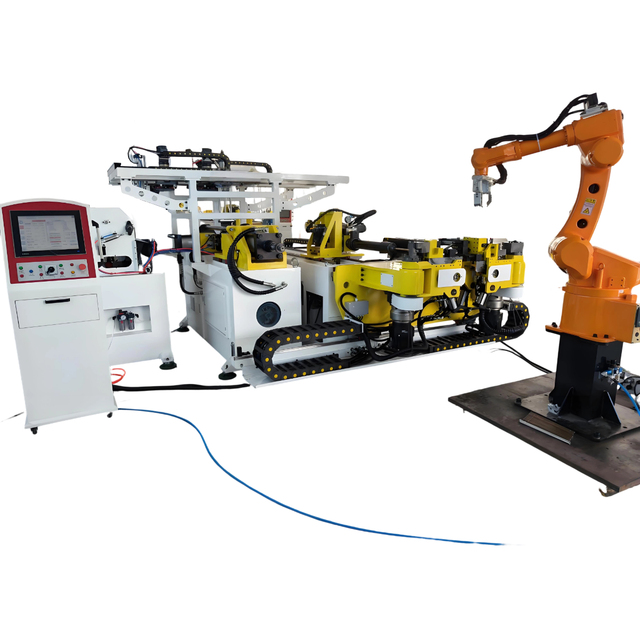 Automatic CNC Stainless Steel Square Pipe Bender Double Head High-Accuracy 180 Bending Angle for Automobile Seat Belt Motor