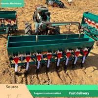 Nouvelle Semoir Multifonctionnel Tout-en-un pour Petit Tracteur, Semis de Blé, Maïs, Soja, Motorisé, 4 Rangées, Haute Productivité, pour Blé et Riz Sec