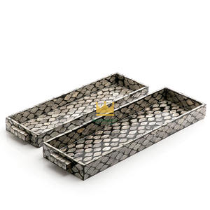 Standard Size Wooden <b>Serving</b> <b>Trays</b> Bone Inlay Finishing Wooden <b>Serving</b> <b>Tray</b> Different Sizes from Vietnam Hot Sale - Product Image 6