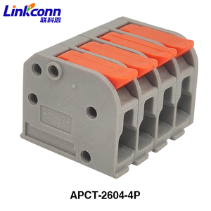 ขั้วต่อสายไฟ Linkconn APCT-2604-4P แบบ 4 ตำแหน่ง เชื่อมต่อสายไฟแบบง่ายดาย ไม่ต้องใช้แรงกด  ขั้วต่อสายไฟแบบเร็ว - Product Image 4