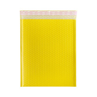 Enveloppe à bulles personnalisée pour fournisseur, imperméable, imprimée, noire mate, avec film métallisé, sac d'emballage rembourré