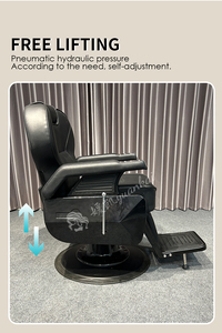 Silla <span class=keywords><strong>de</strong></span> peluquería reclinable <span class=keywords><strong>de</strong></span> gama alta <span class=keywords><strong>para</strong></span> <span class=keywords><strong>hombres</strong></span>, cómoda silla <span class=keywords><strong>de</strong></span> barbería con cabezal <span class=keywords><strong>de</strong></span> aceite hecha <span class=keywords><strong>de</strong></span> madera - Product Image 3