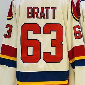 Jersey de <span class=keywords><strong>Jesper</strong></span> Bratt, ropa de Hockey cosida, color blanco, Retro, la mejor calidad, listo para enviar, nuevo, 2,0 - Product Image 1