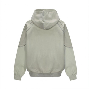 Personalizado 100% algodón cuello redondo costura DTG impresión Vintage sucio lavado de gran tamaño pulóver sudaderas con capucha de los hombres - Product Image 3