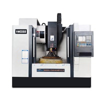 Vmc550 Chine prix usine 3 axes 4 axes vertical cnc métal taille moyenne fraiseuse
