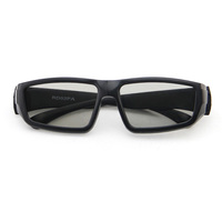 Lunettes 3D à monture surdimensionnée pour films 3D pour adultes Lunettes 3D polarisées linéaires pour cinémas 3D 4D 5D 6D Lunettes 3D passives IMAX