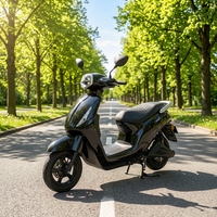 Moto électrique à deux roues, autonomie 80 km, la meilleure moto de livraison rapide, scooter électrique 800 W à vendre