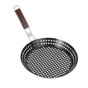 Piastra per Barbecue in ghisa antiaderente per grigliare per campeggio pesca frittura compatibile con fornello a induzione - Product Image 4