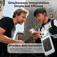 Dictionnaire électronique Compact AI Translator avec ChatGPT pour les voyageurs et les apprenants de langues