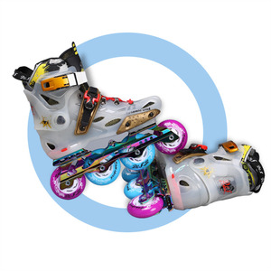 Chaussures de sport <span class=keywords><strong>à</strong></span> <span class=keywords><strong>roulettes</strong></span> pour adultes, patins dynamiques et transparents en forme de vent, <span class=keywords><strong>baskets</strong></span> <span class=keywords><strong>à</strong></span> <span class=keywords><strong>roulettes</strong></span> pour filles et garçons, 4 roues, nouveau - Product Image 3
