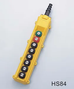 Many Combinations Available Hoist Crane Remote Control Push Button Switch 2 - 12 Hole Hoist Push Button Switch