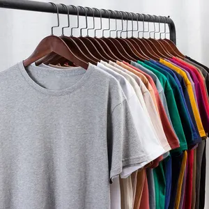 High Quality Custom Puff Print Blank T Shirt Wholesale 180gsm 100% Cotton Men's T-shirt Streetwear Tshirt