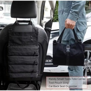 Échantillon gratuit pour sac à outils enroulable pour mécanicien, pochette à clés, bandoulière réglable, grande capacité, robuste, fond rigide - Product Image 2