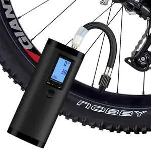 Wholesale portable mini high pressure air bike pump battery charged bicycle inflator