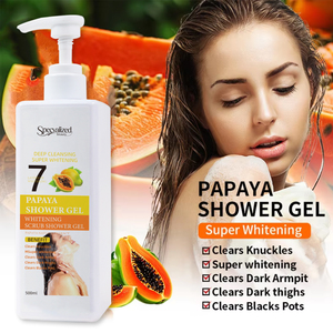 <span class=keywords><strong>Gel</strong></span> <span class=keywords><strong>Douche</strong></span> Nettoyant Profond Hydratant Rafraîchissant Marque Blanche Papaye et Miel Réducteur de Pigmentation Blanchissant - Product Image 2