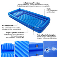 Baignoire en PVC d'usine, double couche, lit médical gonflable