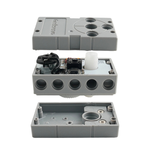 กีกเซอร์โว เกรย์/เรด เซอร์โว 360 องศา 2 กก./0.7 กก. เซอร์โวมอเตอร์เพลาเอาต์พุตคู่เซอร์โวแบบตั้งโปรแกรมได้สำหรับไมโคร:บิต ราสเบอร์รี่ พาย - Product Image 5