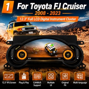 แผงหน้าปัดระบบ Linux RoadNavi สำหรับ TOYOTA FJ CRUISER ปี 2007-2024 มาตรวัดความเร็วแบบดิจิตอล - Product Image 6