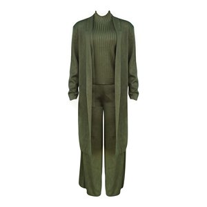 Set Loungewear da donna in maglia a costine 3 pezzi #11 - Product Image 2