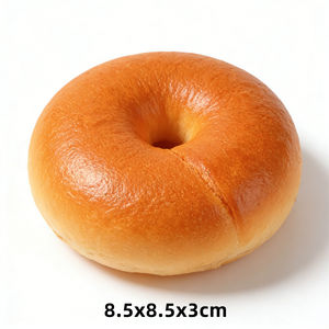 8.5cm Plastic Original Flavor Bread Simulation Food Model Eco-Friendly Foam Cute Cooking Baking Props Yeast Flour Display - Product Image 2