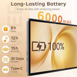 Oem 10.1 inch 12 + 128GB 6000mAh pin Android 15 Wifi giáo dục trẻ em học tập máy tính bảng Windows Tablet PC - Product Image 5