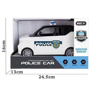 Enfants Friction Alimenté Sirène Musique Histoire Jouet Éducatif Toddler Mini Voiture De <span class=keywords><strong>Police</strong></span> Jouet avec Lumière & Son - Product Image 5