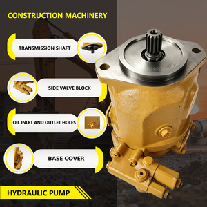 Pompe hydraulique universelle A10VO28DRG, bride de montage standard, sans modification de la conduite, pour équipement de construction compact - Product Image 2
