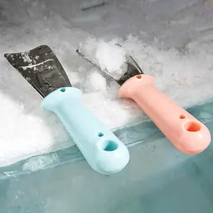 Pá de descongelamento portátil 3 cores, raspador de geladeira descongelador portátil limpeza da cozinha raspador de cozinha