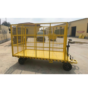 Chantiers <span class=keywords><strong>de</strong></span> construction à plat électriques à quatre roues personnalisés Reverse Riding Heavy Load Transport Poussée manuelle-pour l'entreposage - Product Image 5