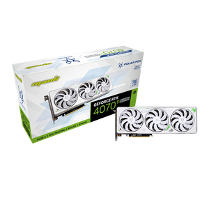 Manli POLAR <span class=keywords><strong>FOX</strong></span> การ์ดสำหรับเล่นเกม, การ์ดแสดงผลสำหรับเล่นเกม PCI Super 16GB ระบายความร้อนด้วยพัดลม GDDR6X RTX4070สำหรับเดสก์ท็อปที่มีเอาต์พุต DP - Product Image 1