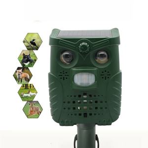 Nouveau répulsif à ultrasons pour chiens Abs Répulsif à ultrasons solaire pour animaux pour chats chiens et oiseaux pour l'extérieur - Product Image 2