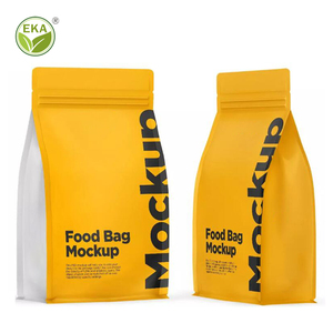 Biểu tượng tùy chỉnh tám mặt mờ hoàn thiện <span class=keywords><strong>Ziplock</strong></span> Nắp kéo nhựa đáy phẳng van bao bì cà phê - Product Image 6