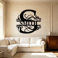 Décoration Murale Personnalisée : Lettres Métalliques Alphabet (26 Lettres) SMITH pour Salon et Maison - Fournisseur Direct Usine