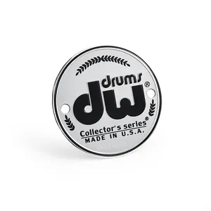 Fashion Products Trendy Speaker Nameplate Custom Metal Logo Name Plate Aluminum Drum Kit Nameplates