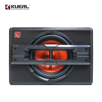 Subwoofer de sonido activo para coche de alto rendimiento, caja portátil de 10 pulgadas, subwoofer automático trapezoidal