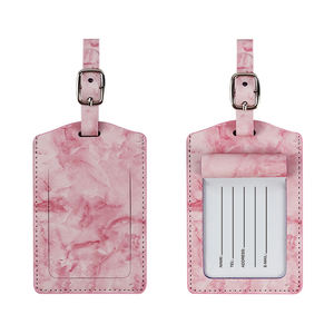 OEM ODM Portátil y Duradero, Funda para Pasaporte de Cuero PU, Bolso para Pasaporte, Juego de Etiquetas para Equipaje para Viajes de Luna de Miel - Product Image 6