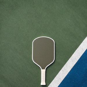 Customized Carbon Fiber <strong>Titanium</strong> Alloy Pickleball Racket Logo 16mm Thermoformed Edgeless Rimless Honeycomb Core For Training - Product Image 2