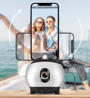 Bâton de selfie de suivi de visage très sensible avec support de téléphone à cardan à 360 degrés pour appareils mobiles