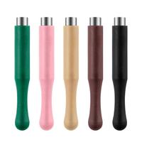 1 pièce Bâtonnet magnétique pour ongles effet œil de chat, avec poignée en silicone souple, outil de manucure magnétique pour créer des motifs d'ongles halo et rayés NAB056