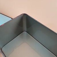 Cajas de Metal Rectangulares de Diseño Único Hechas en China, Caja de Metal para Dulces, Chocolates y Galletas con Tapa, Impresión Personalizada y Logotipo Personalizado