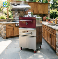 Four à steak portable Layared, design élégant, en acier inoxydable, pour grillades familiales, four à steak au gaz