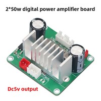 Module d'amplificateur audio stéréo haute puissance 2.1 canaux 50W+50W HSC3069 1 oz cuivre Alimentation numérique USB DC 5V DIY PCBA Moteur