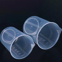Cylindres et Gobelets en Plastique à Paroi Simple Gradués 100ml 500ml 1000ml pour la Maison et la Cuisine